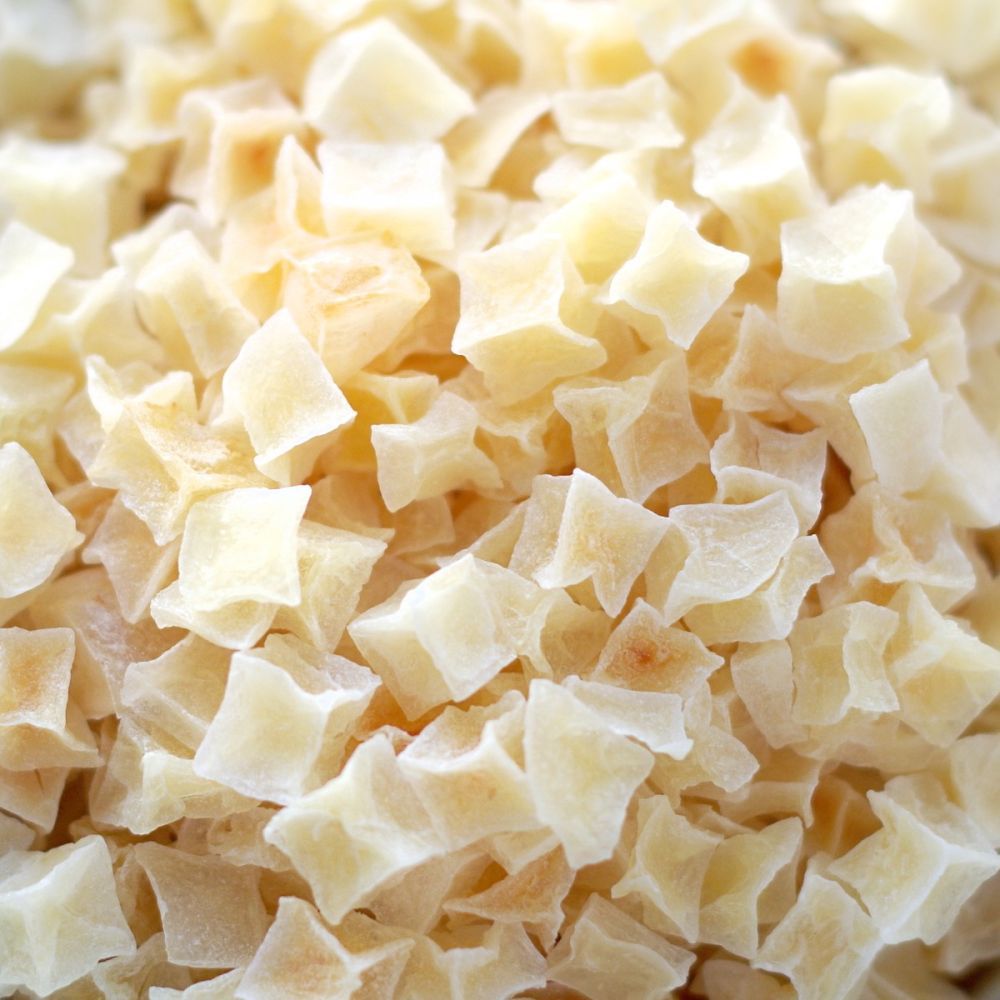 Dried potato dices, bulk