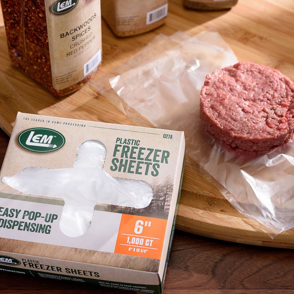 LEM Plastic Freezer Sheets, 6 x 10.75 inch