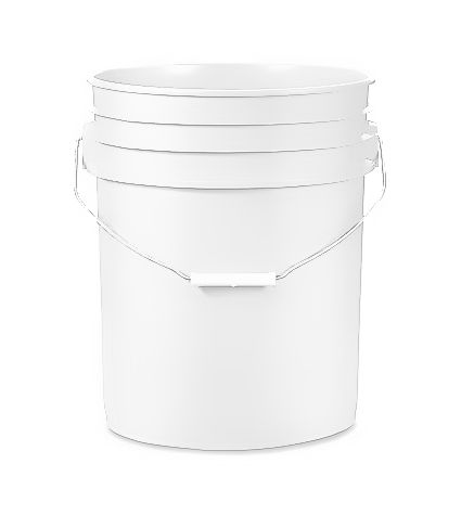 Food safe bucket, white, 5 gallon