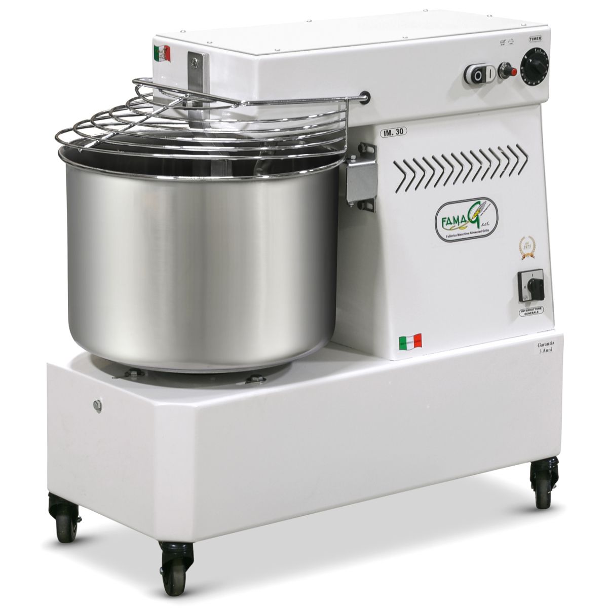 Famag IM 30 spiral dough mixer made in Italy