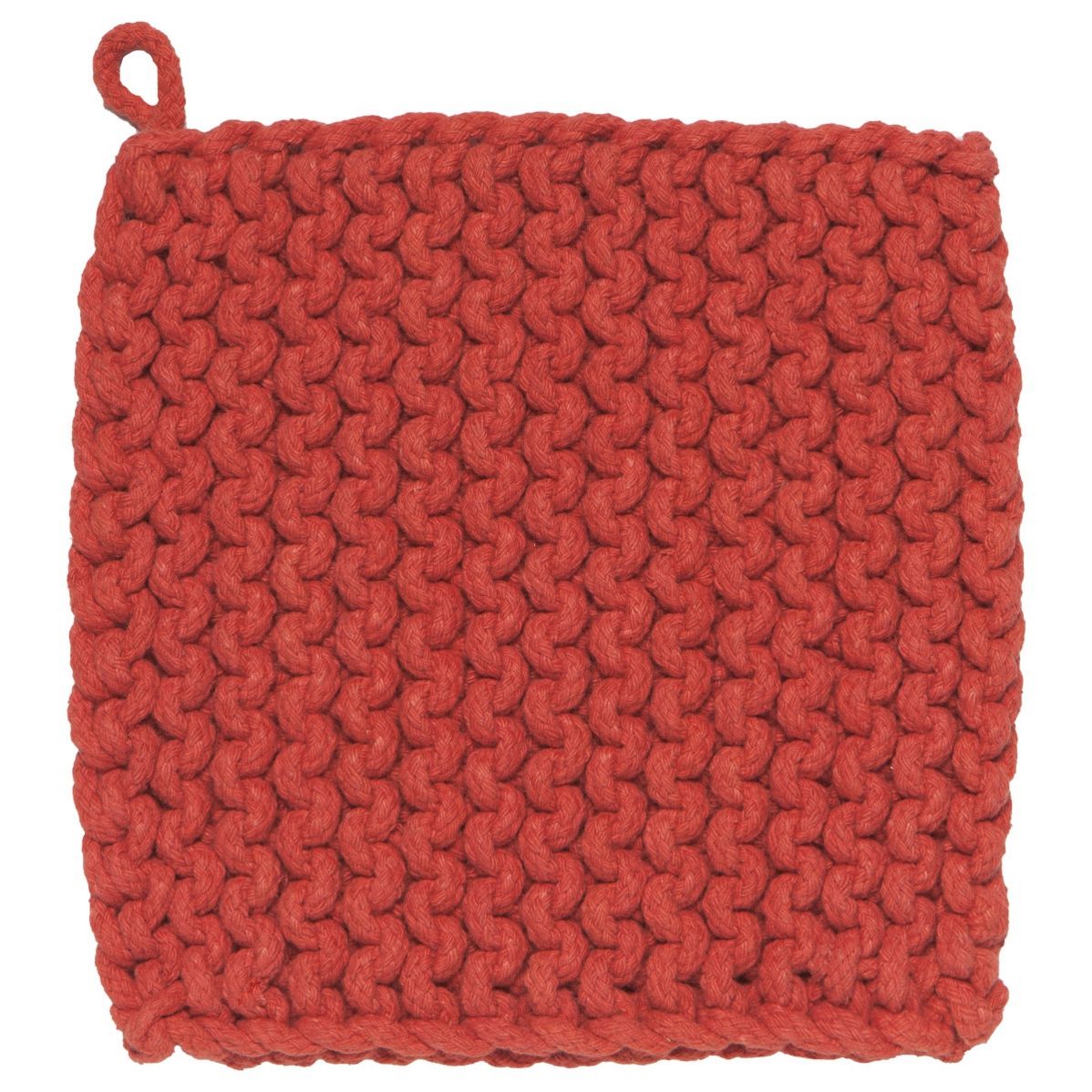 Knit Potholder, Clay TRYGY
