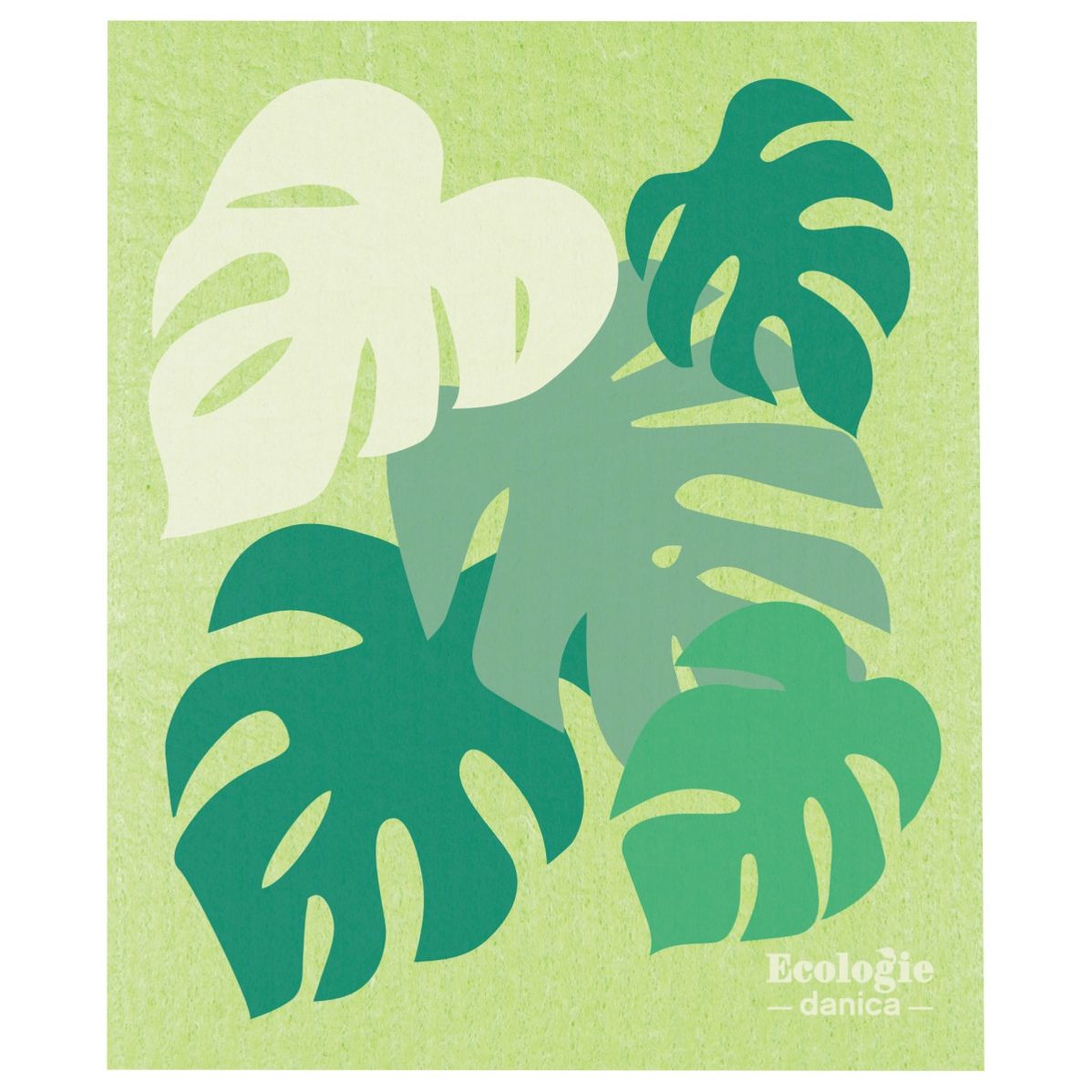 Swedish Dish Cloth, Monstera