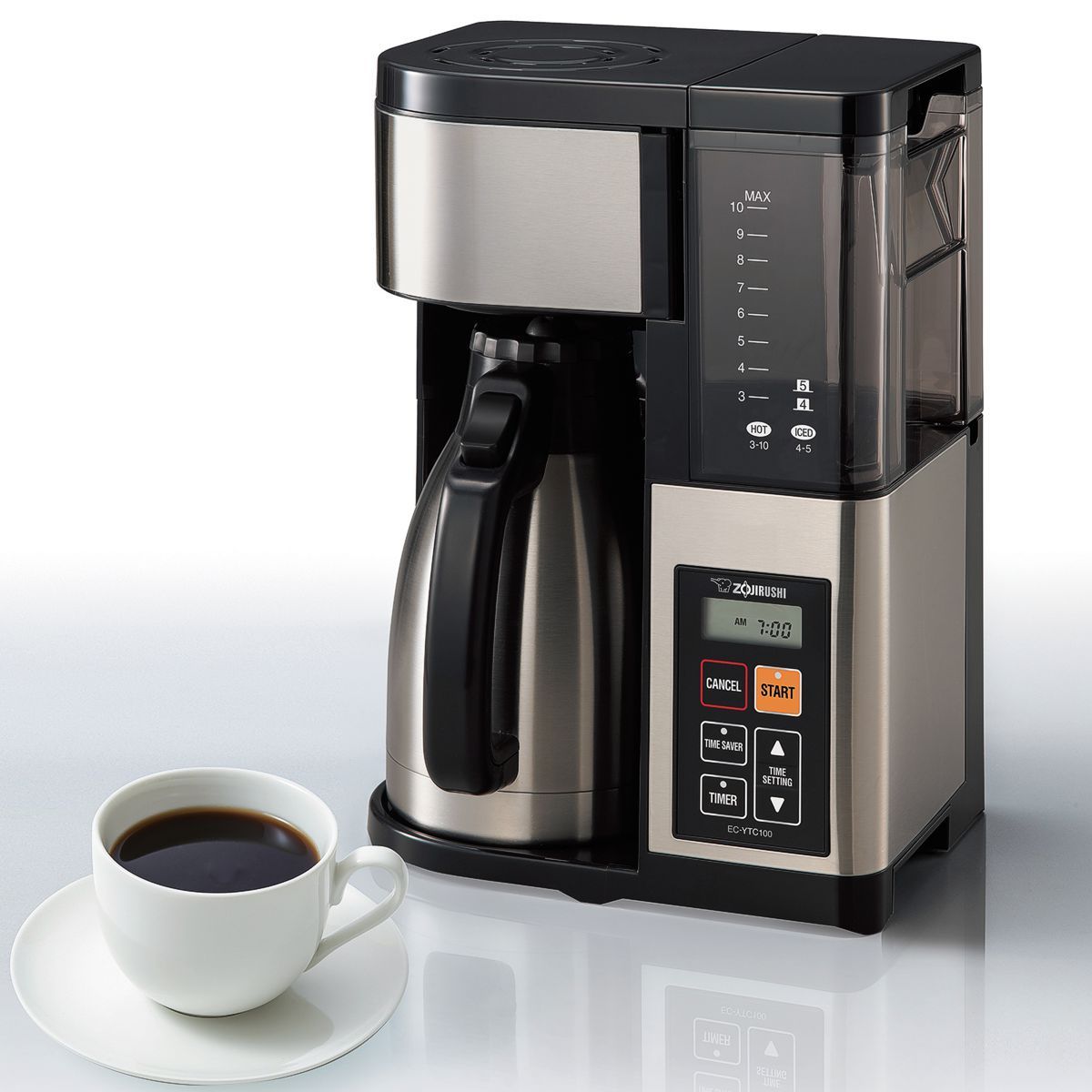 Zojirushi EC YTC100 Fresh Brew Plus Coffee Maker, Stainless Thermal Carafe