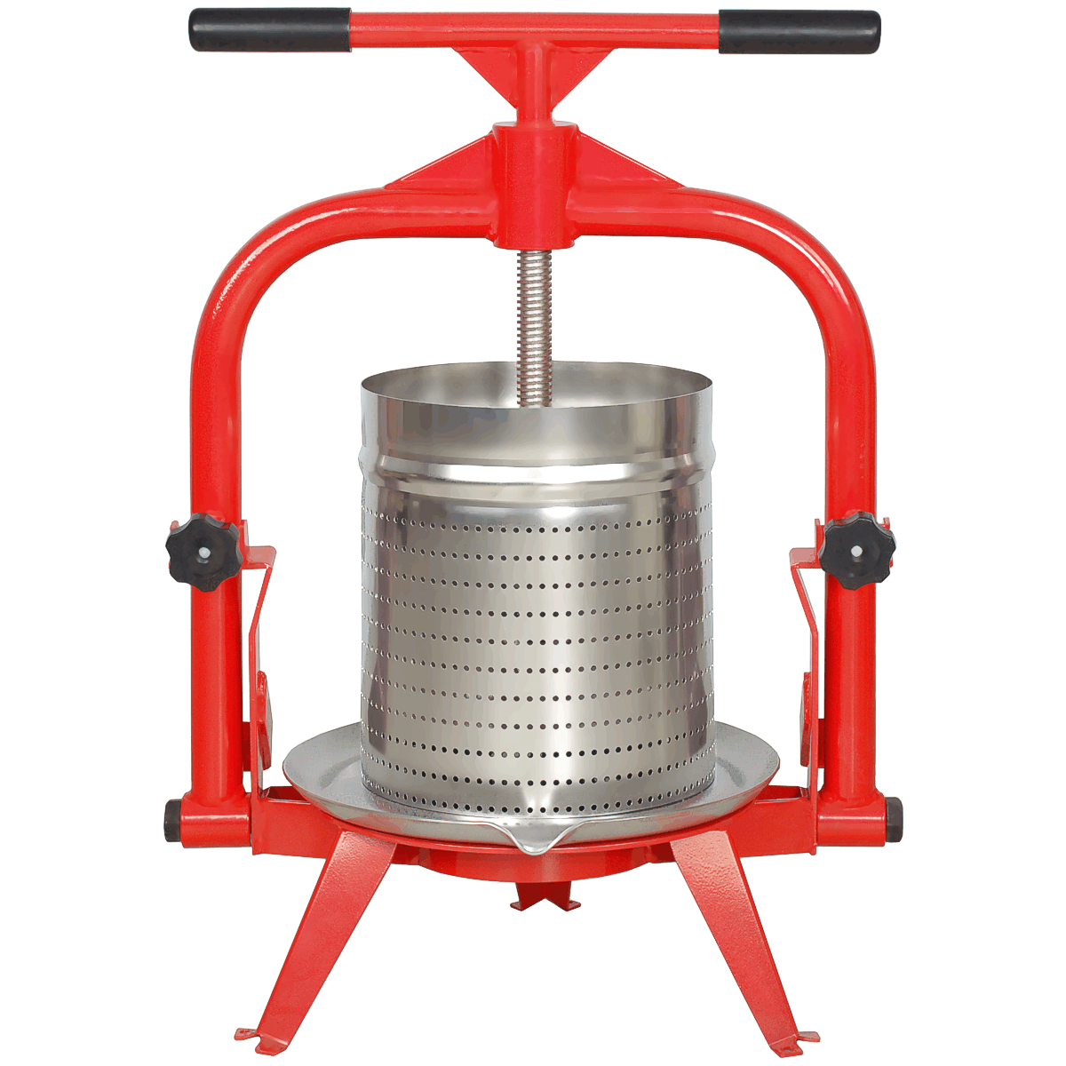 macintosh 4 gal cider press stainless steel basket 1200 1 1