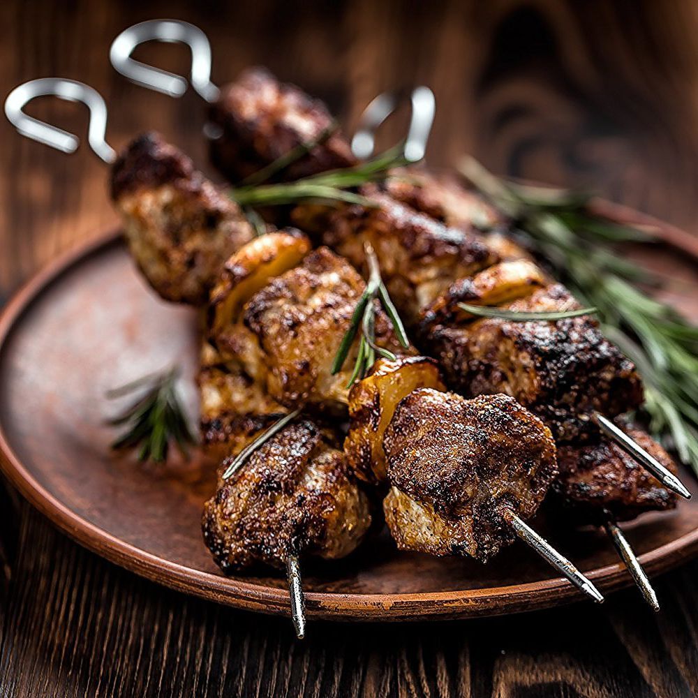 12 inch chrome skewers