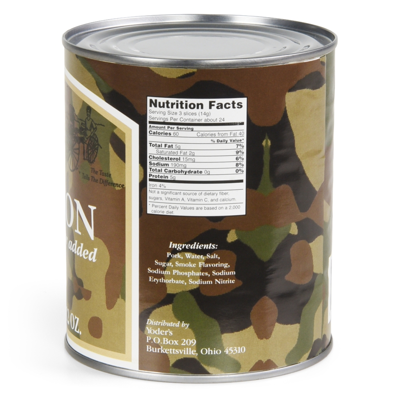 Canned Bacon nutrition facts
