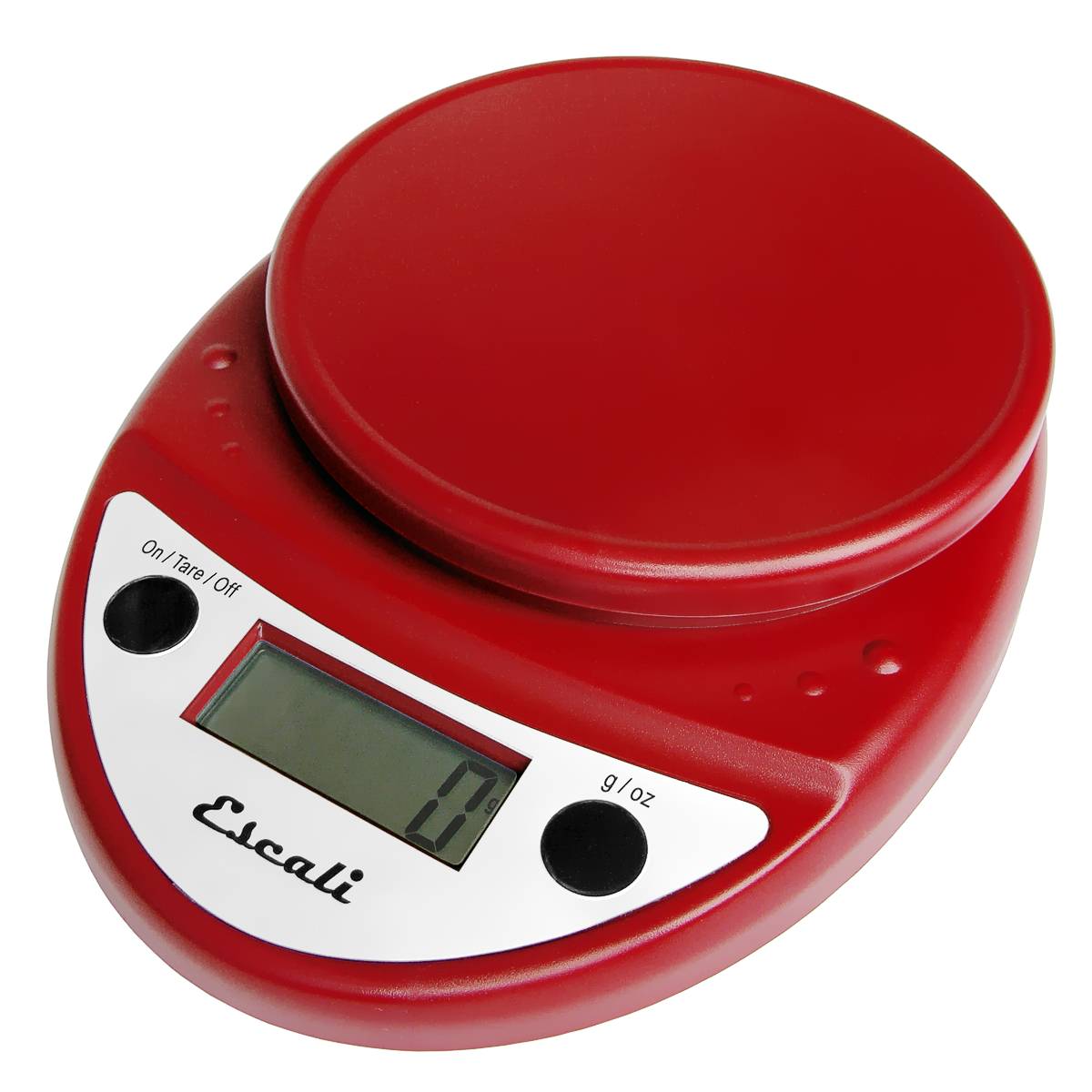 Escali Primo Digital Scale, warm red