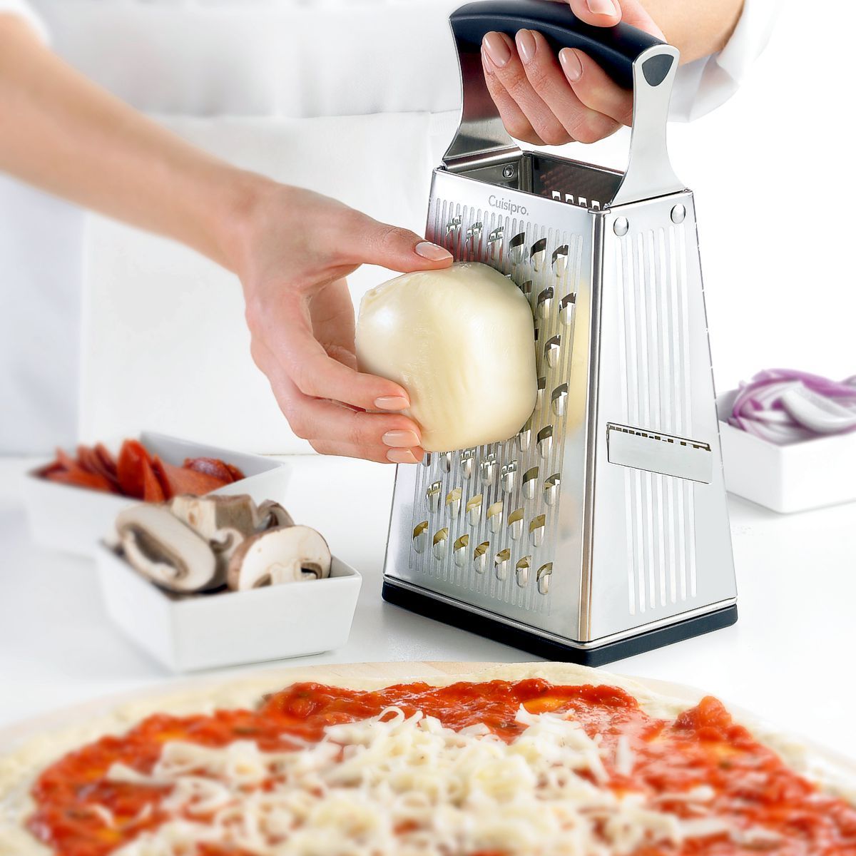cuisipro 746850 box grater pizza 1200