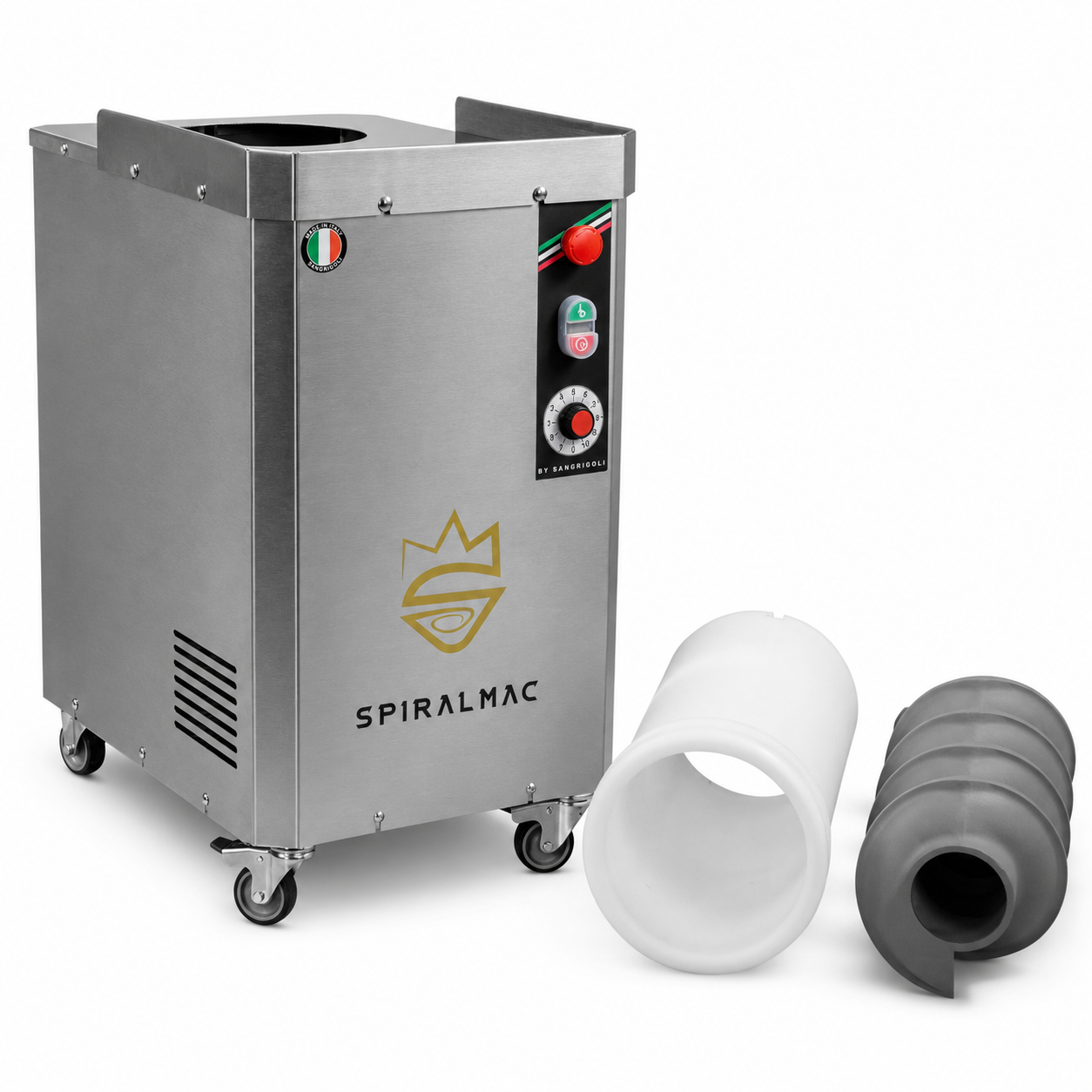 Spiralmac dough rounder components