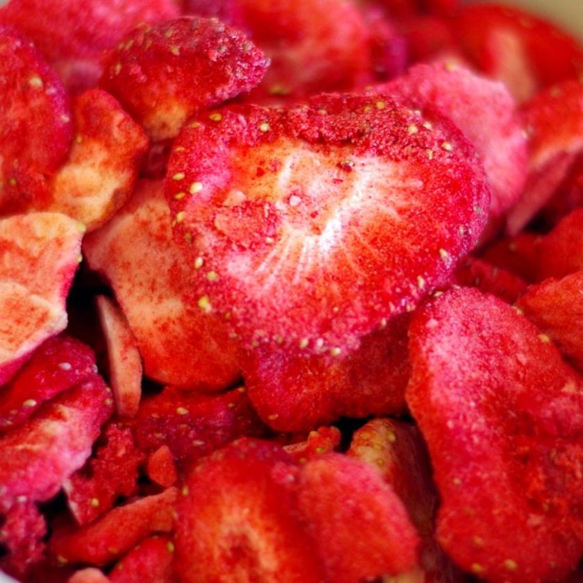 Freeze dried strawberries
