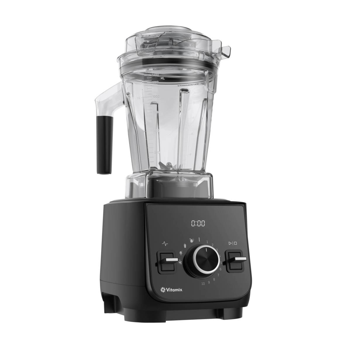 empty vitamix ascent X2 in black