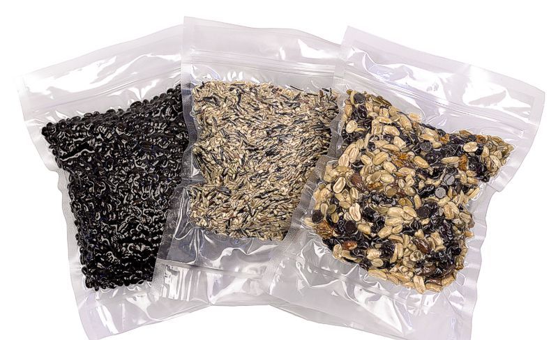 Full Mesh 3 MIL Vacuum Sealer Zipper Bags