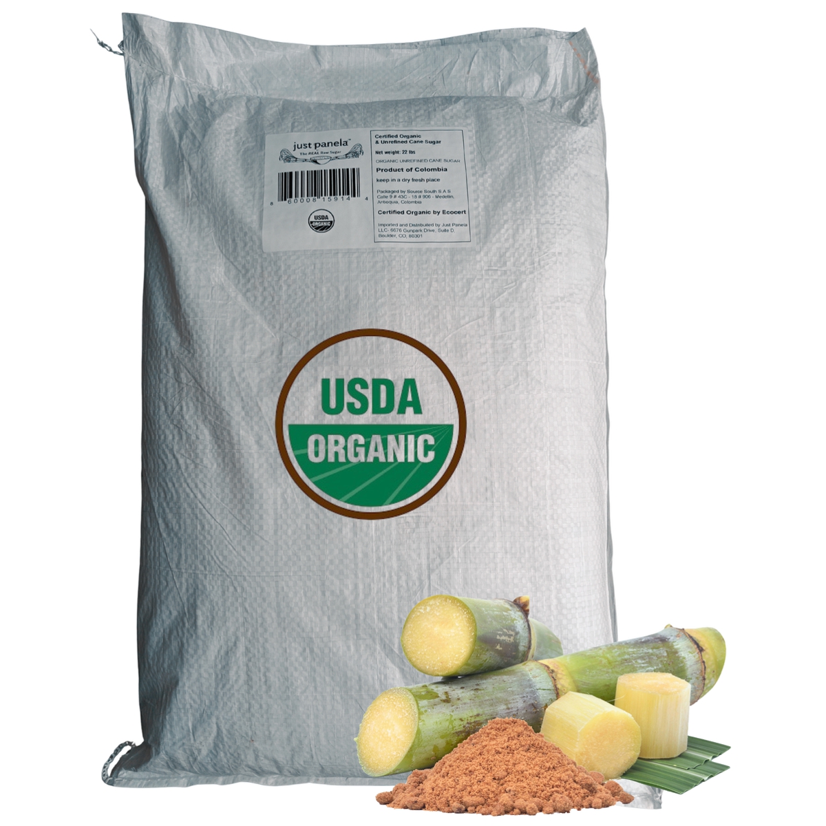 22 lb bag of Panela 