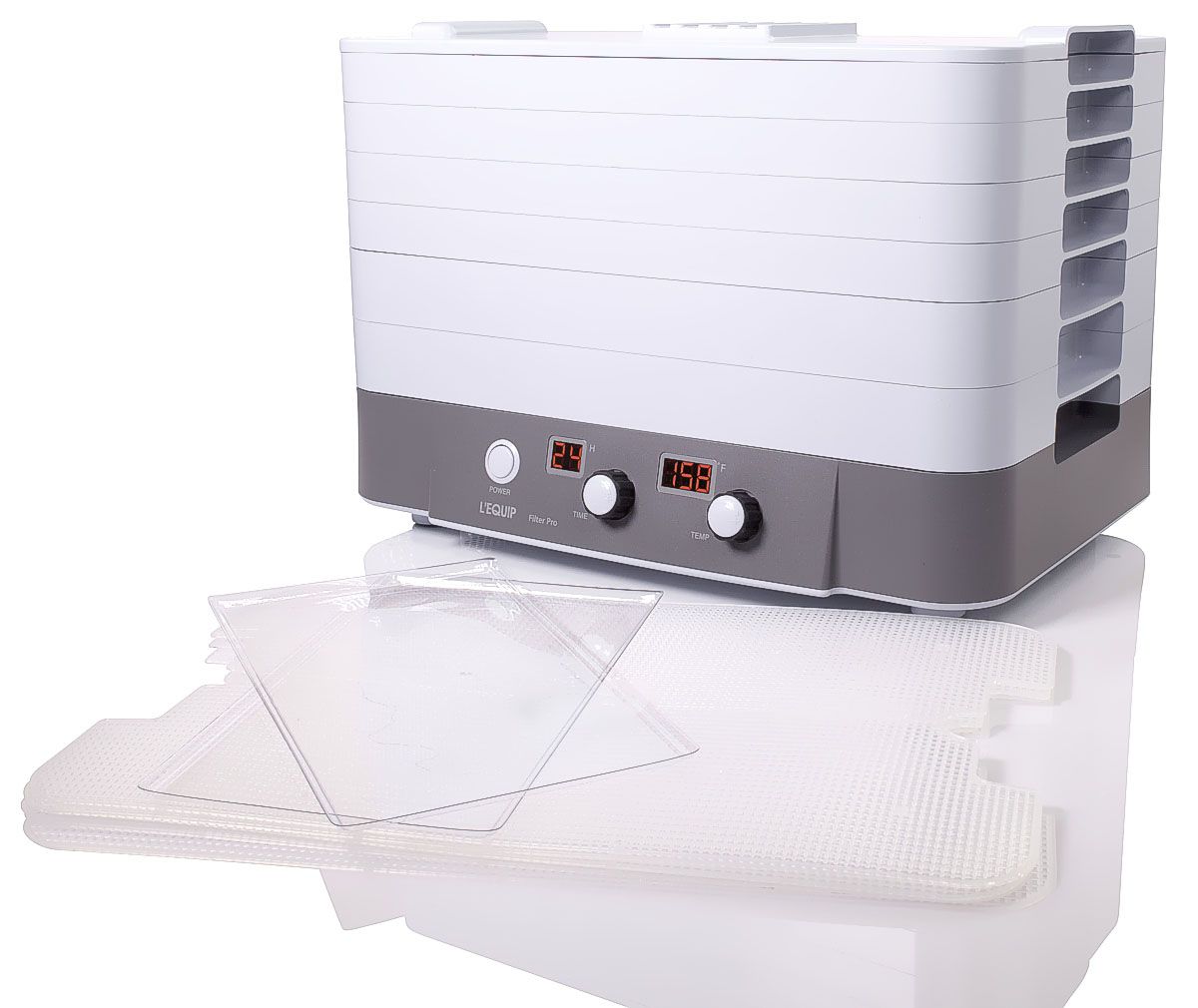 Filter Pro dehydrator with fruit leather trays.