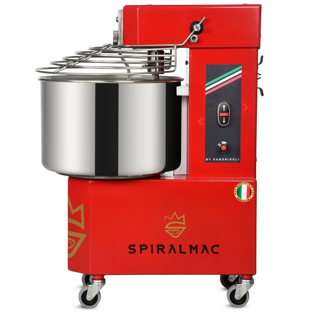 spiralmac 12kg spriral dough mixer rossa 1