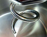 Spiral dough hook on Haussler Alpha mixer