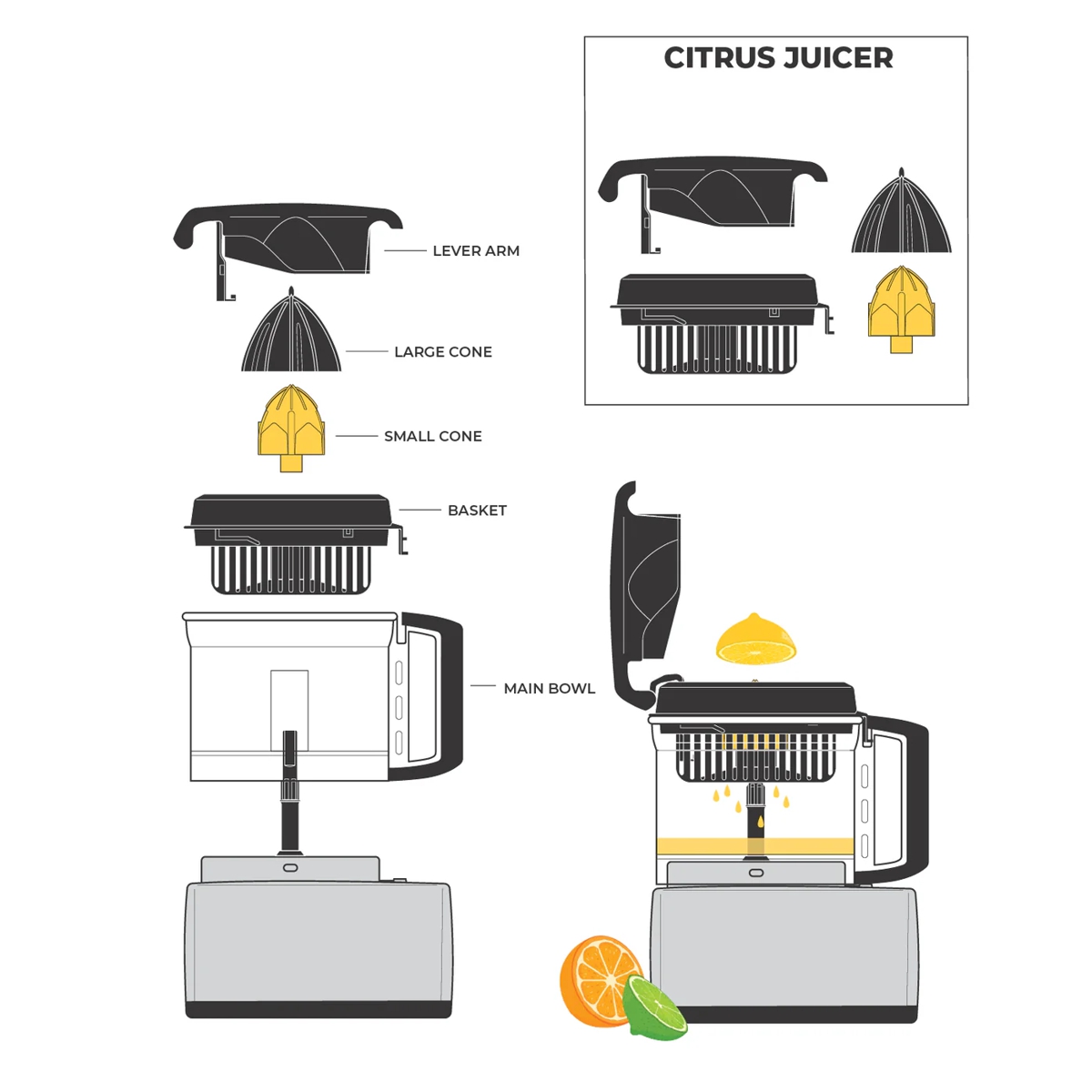 Magimix citrus juicer