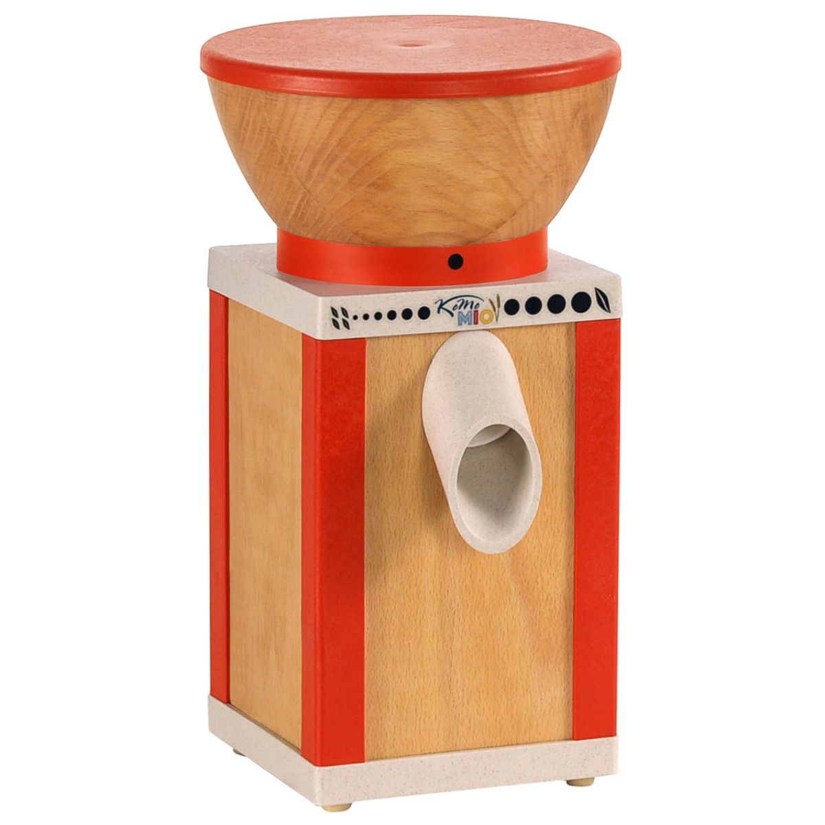komo mio grain mill red trim right 1200 1 2
