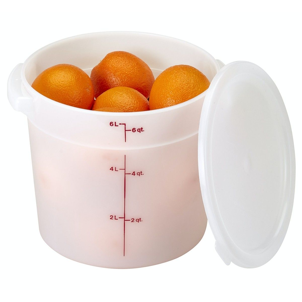 cambro rfs6148 poly storage container canister 6 qt lid 1200 2