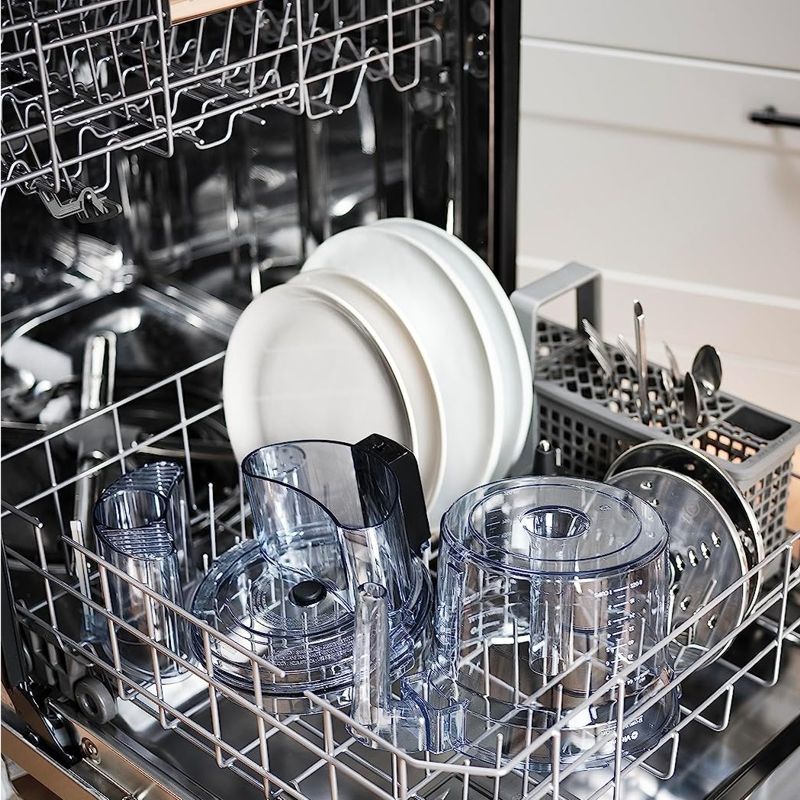 Food processor parts are dishwasher safe