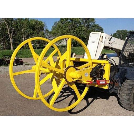 Rol Mor commercial hydraulic cable roller, wire winder