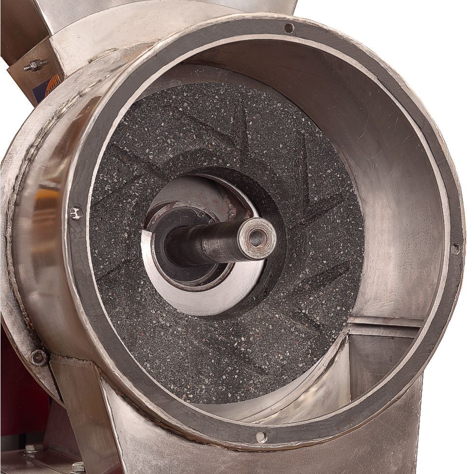 abc hansen steel plate disc mill grinder burr stone 974 7