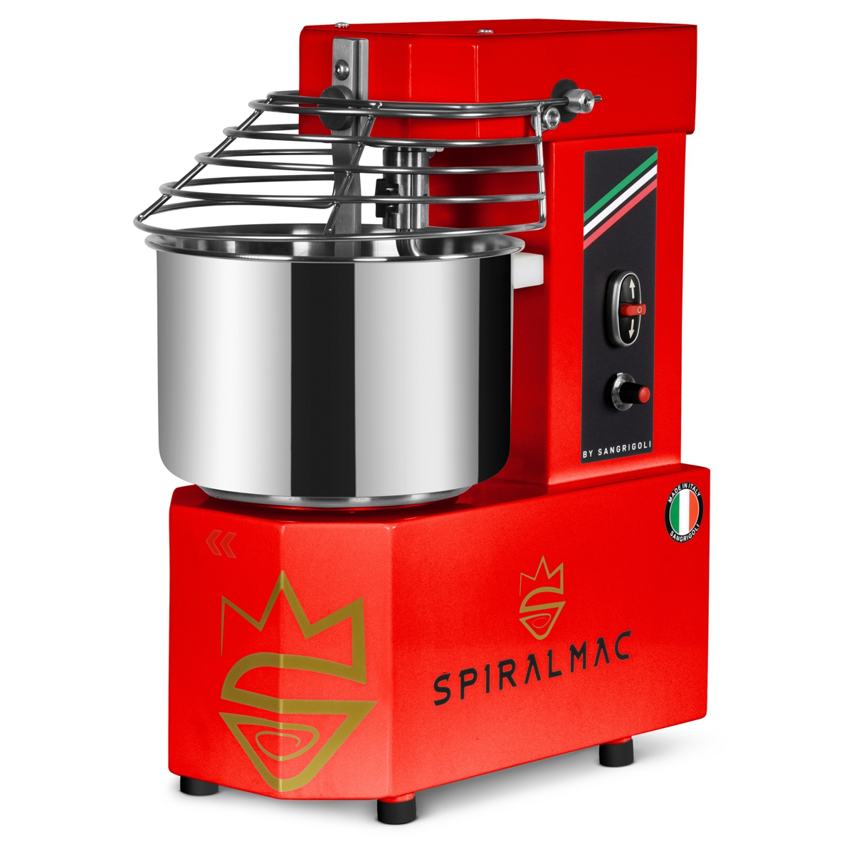 Spiralmac SV5 Royal Queen mixer, Rossa Red