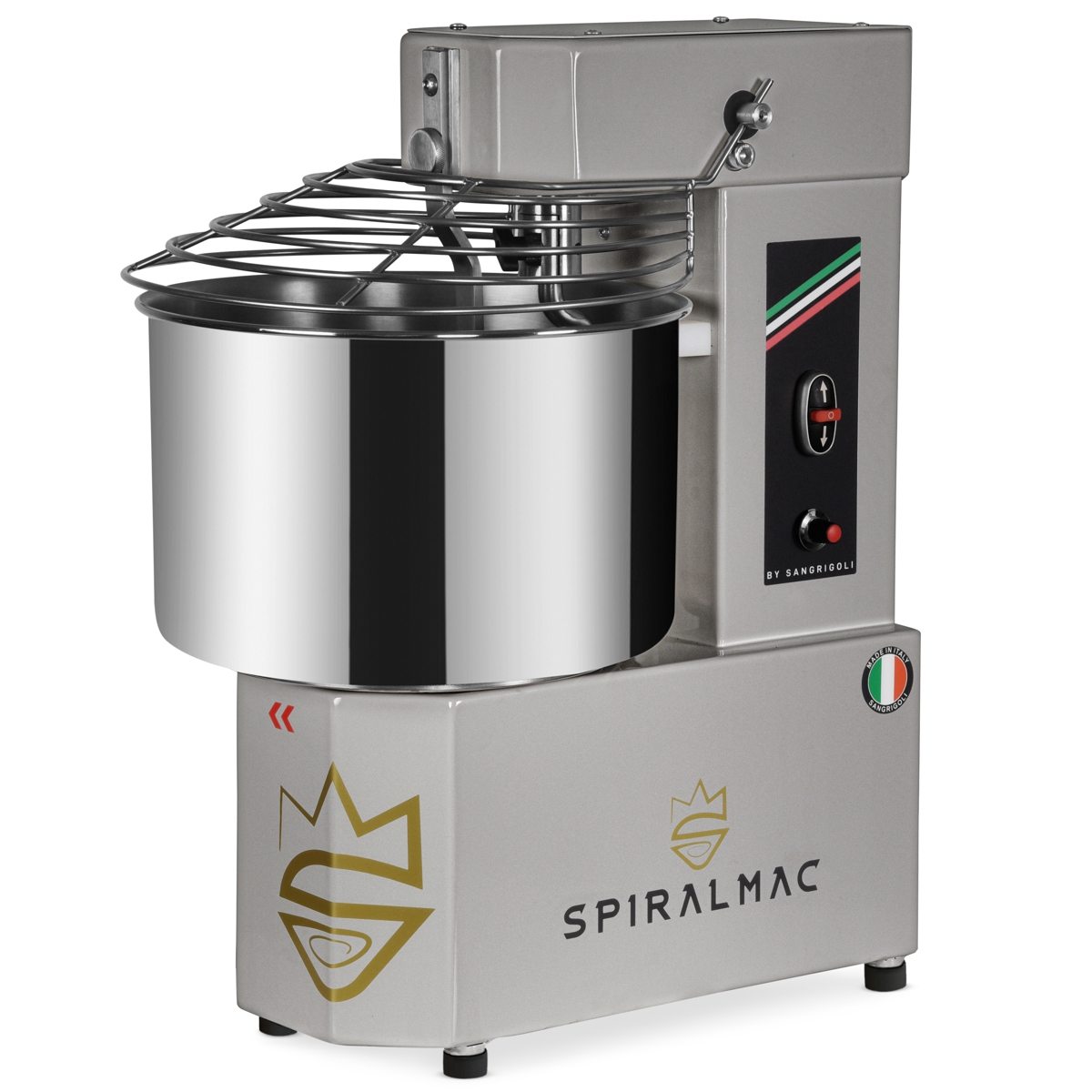Spiralmac 12kg mixer, Vintage Silver