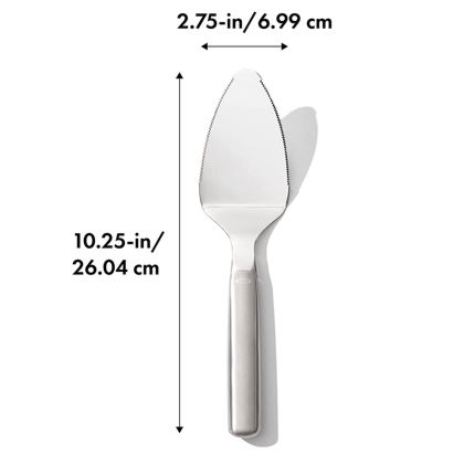 Dimensions of OXO Steel pie server