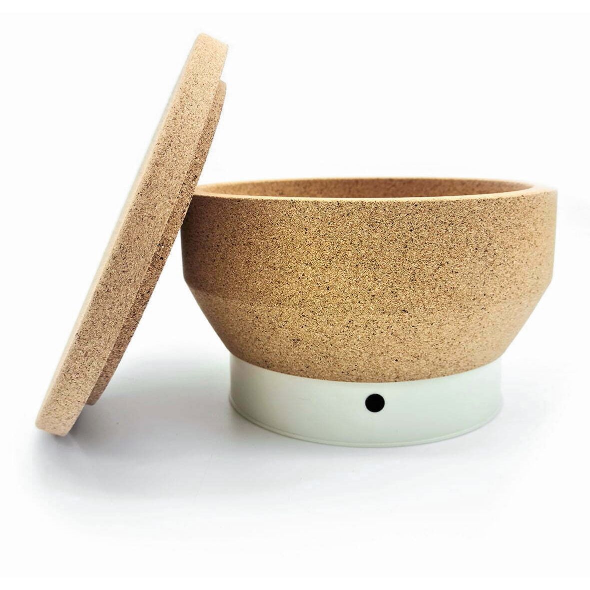 Cork hopper and lid for KoMo Mio ECO mill