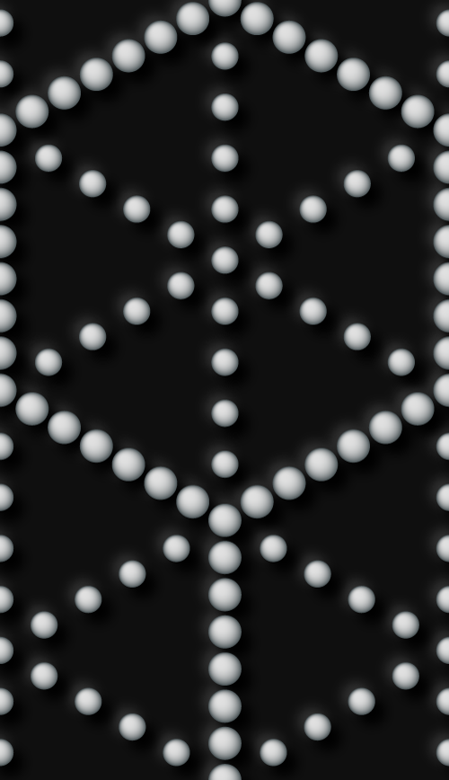 black cube raised stainless pixels 1