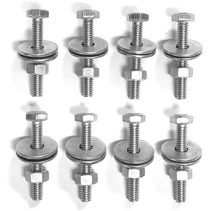 5/16 inch bolts and washers, set of 8 for Wonder Jr. Mill motor drive
