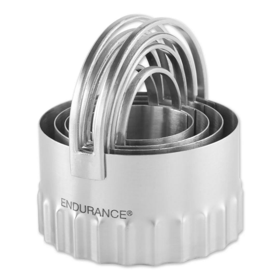 rsvp stainless biscuit cutter set