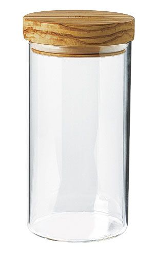 berard glass jar olive wood lid 900ml 300