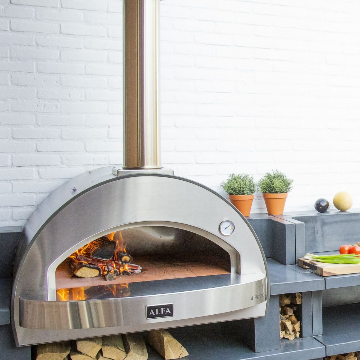Alfa 4 Pizze Outdoor Pizza Oven