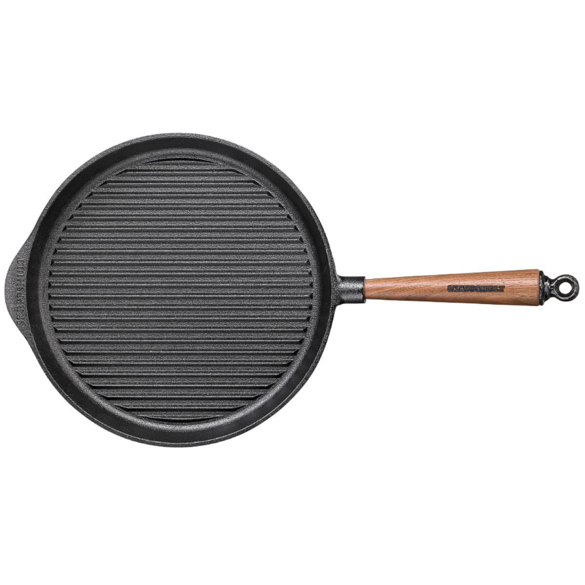 skeppshult round grill pan 11 inch walnut 1200