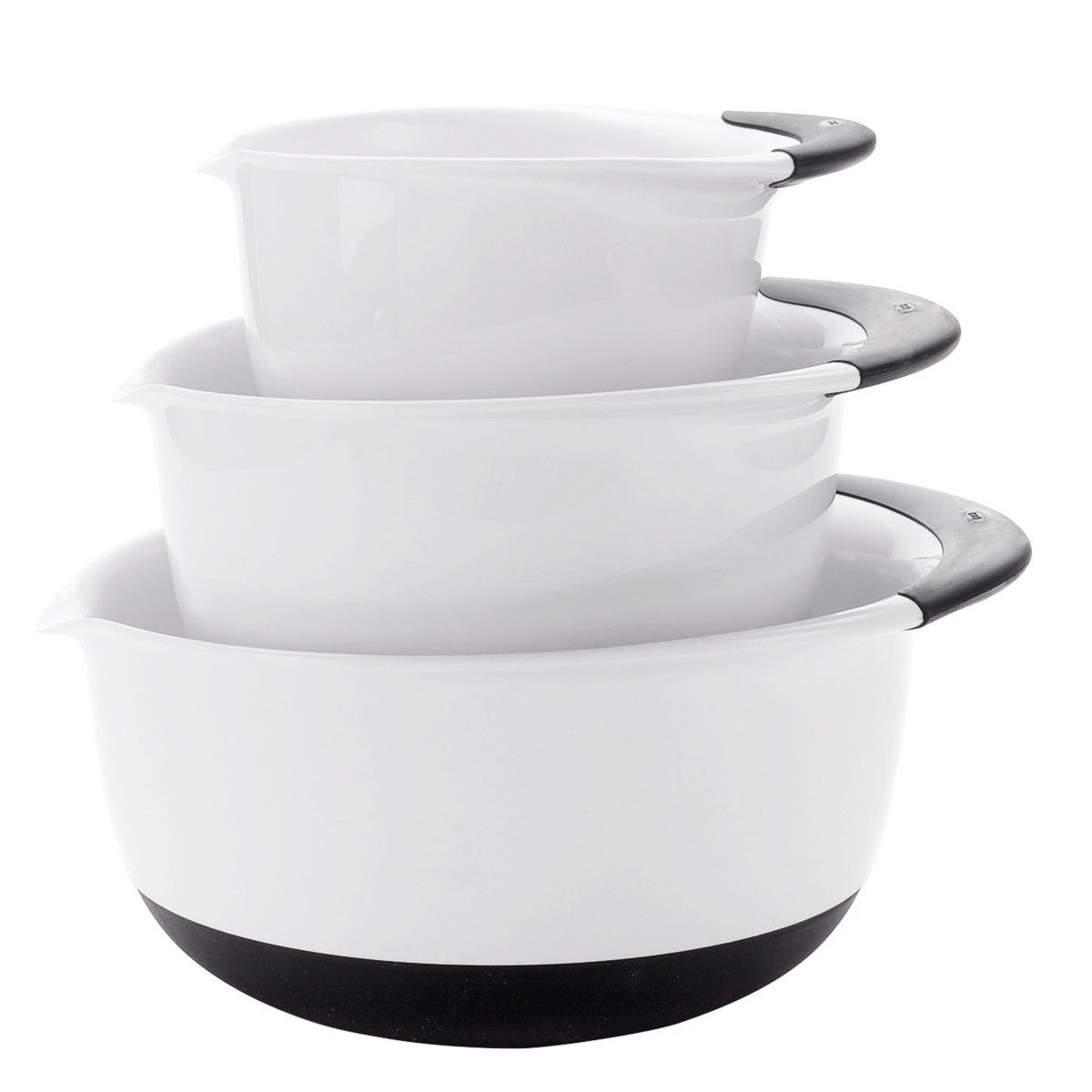 OXO Good Grips Mixing Bowls, Set of 3, white
