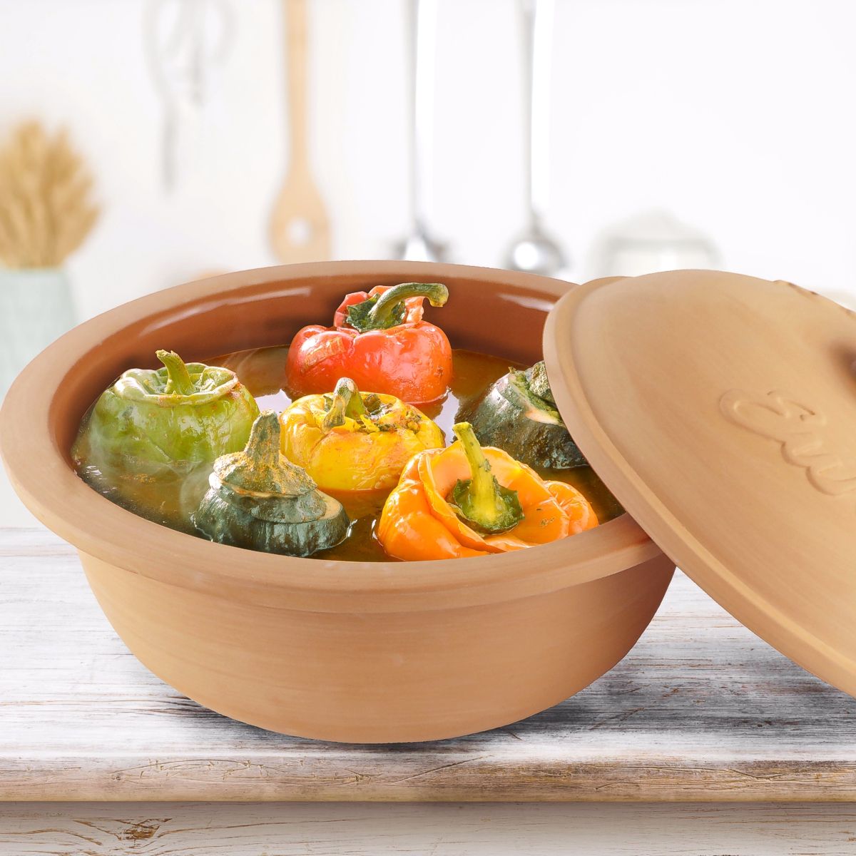 Eurita Claypot, 4 qts., Round Dutch