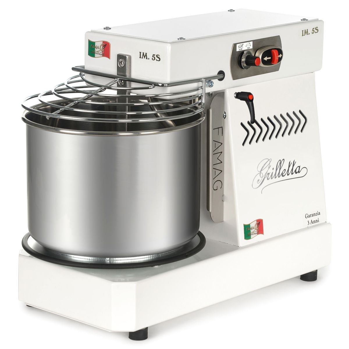 famag grilletta spiral dough mixer white 1200 1 3