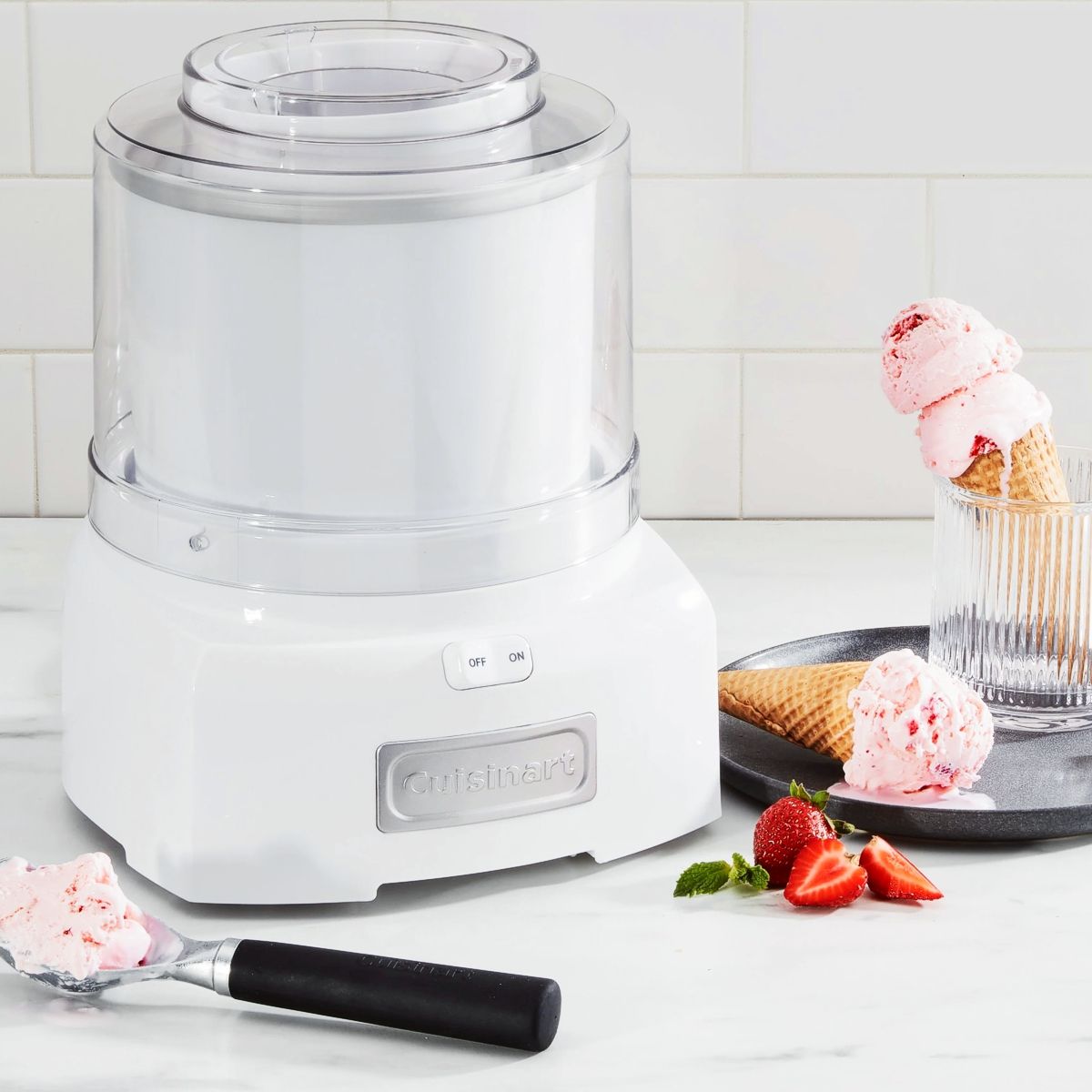 Cuisinart クイジナートアイスクリームメーカーICE-21(白） Cuisinart クイジナート アイスクリームメーカー 1.4リットル